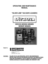Spitwater WD603S Operating And Maintenance Manual