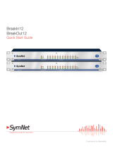 Symetrix SymNet BreakIn12 Quick start guide