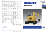 Komatsu PC58UU-3 Quick start guide