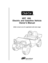Club Car 2007 XRT 850 Owner's manual