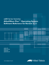 Allied Telesis x600-24Ts Software Reference Manual