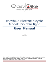 Easybike Dolphin light E-bike Owner's manual