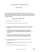 Gulf Coast Fans Futura HC-1992-DA Operating instructions