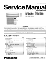 Panasonic CS-MRE9MKE User manual