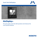 Mobotix MxDisplay Plus Quick start guide