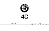 Alfa Romeo 4C Alpine Radio 2018 User manual