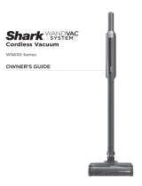 Shark Wandvac WS630 Series Cordless Vacuum Cleaner User manual
