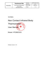 1-800-Innovations Infrared Thermometer HTD-8813 User manual