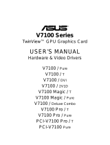 Asus V7100 / Deluxe Combo User manual