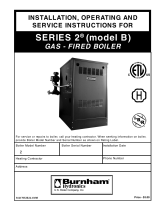 Burnham Series 2B Installation & Service Instructions Manual