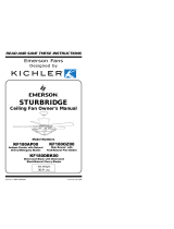 Emerson STURBRIDGE KF180DBK00 Owner's manual