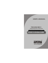 Topp Music Gear TXO-234 MK II User manual
