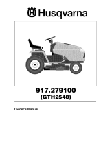 Husqvarna GTH2548 Owner's manual