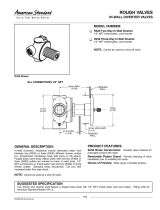 American Standard R420 User manual