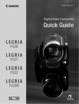 Canon FS22 - Camcorder - 1.07 MP User manual