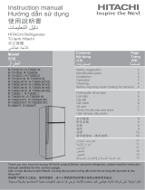Hitachi Refrigerator User manual