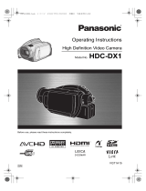 Panasonic HDC-DX1 User manual