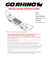 Go Rhino 230121T Installation Instructions Manual