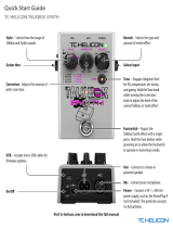 TC-Helicon Talkbox Synth Sweetwater User guide