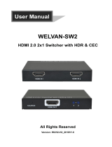 WELVAN 2×1 Switcher User manual