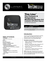Tire Linc Tire Pressure & Temperature Monitoring System 2.0 Owner's manual