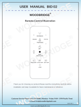 Woodbridge Remote Control User manual