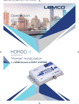 Lemco HDMOD 4 Operating instructions