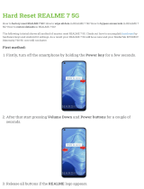 Realme 7 5G Hard reset manual