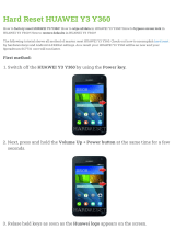 Huawei Y3 Y360 User manual