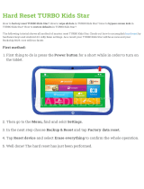 Turbo Kids Star Hard reset manual