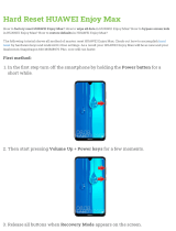 Huawei Enjoy Max User manual