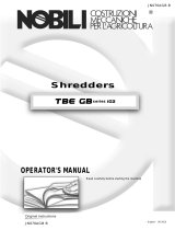 Nobili TBE GB 102 Series User manual