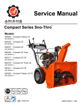 Ariens 920025 User manual