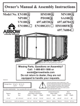 Arrow Storage Products MN108 Owner's manual