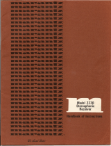 Marantz Model 2230 Owner's manual