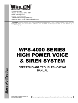 Whelen Engineering CompanyWPS-4000 Series