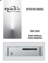 Ekars EPA-2243 Operating instructions