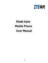 ZTE BLADE APEX User manual