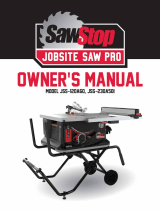 SawStop JSS-120A60 Owner's manual