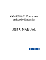 OSEE VAM6800 User manual