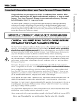 FoamMasters X-stream User manual