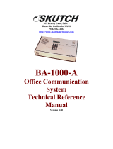 SKUTCH BA-1000-A Technical Reference Manual