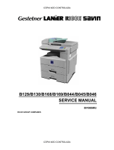 Gestetner B168 User manual