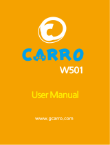 Carro W501 User manual