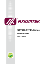 AXIOMTEK UST500-517-FL-8RJ8M12-4SATA-TDC User manual