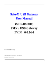 SoluM SLG-DM101 User manual