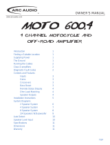 ARC Audio MOTO 600.4 Owner's manual