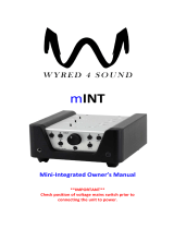 Wyred 4 Sound MINT User manual