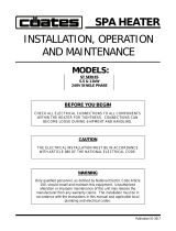 Coates ST Series TA17001 – Current Operating instructions