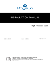 Kaysun KPDHF-140 DN3.0 Installation guide